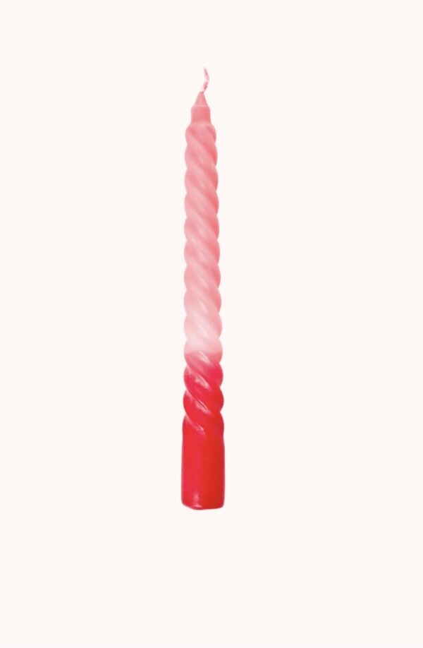 CANDELA INTRECCIATA ROSSA