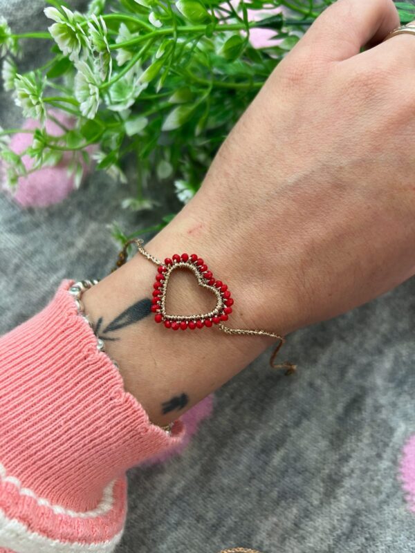 Bracciale CUORE rosso