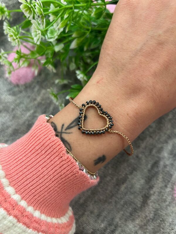 Bracciale CUORE NERO