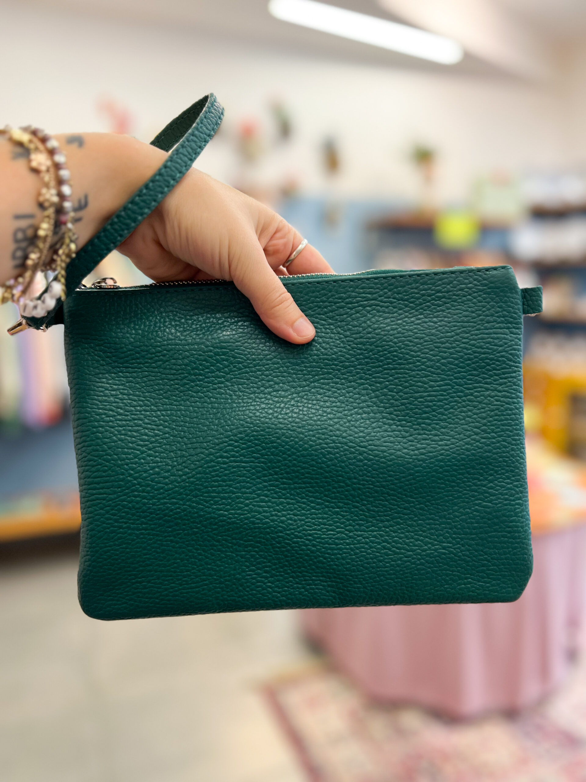 Pochette verde best sale
