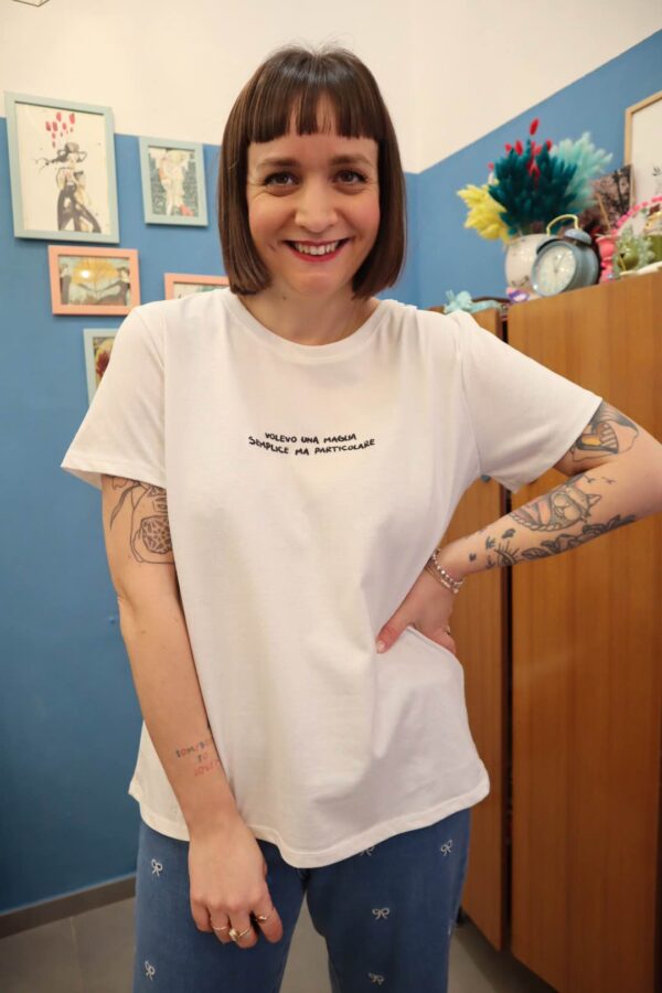 T-shirt VOLEVO UNA MAGLIA SEMPLICE
