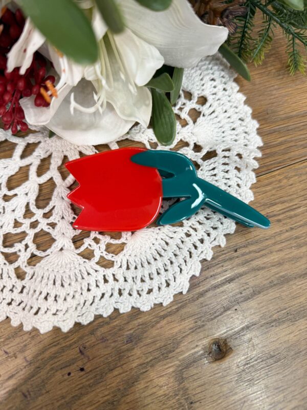 Pinza capelli PAPAVERO