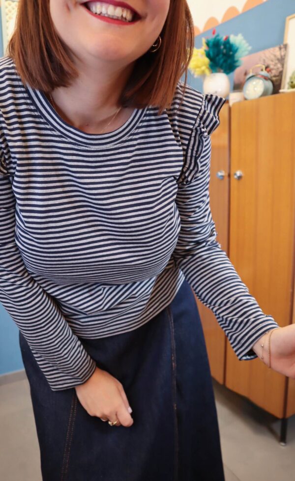Maglia RIGHE BLU/GRIGIO