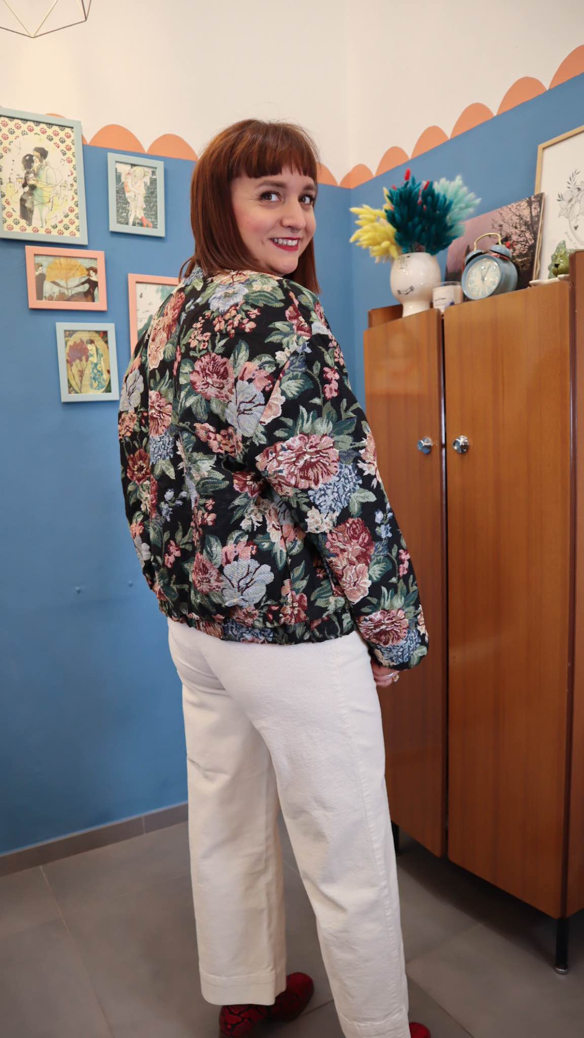 Pantalone VELLUTTO panna - immagine 5