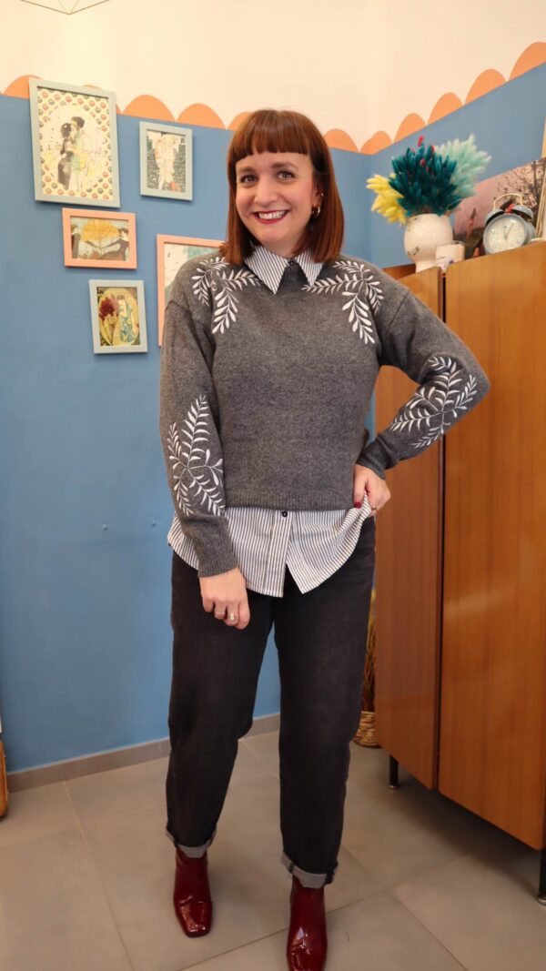 Jeans MUM FIT GRIGIO