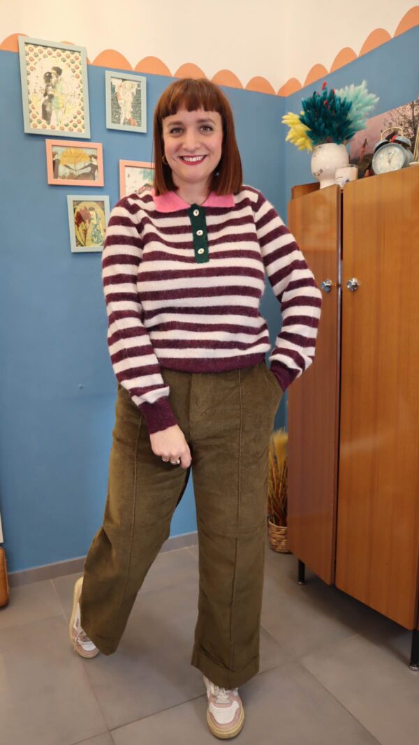 Pantalone VELLUTTO Verde