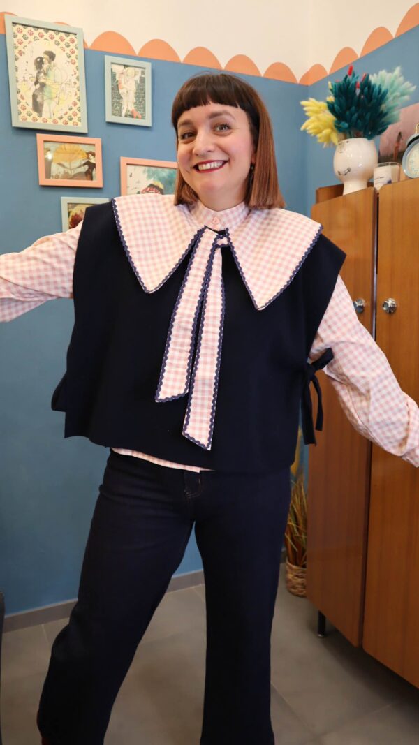 Poncho VALERY BLU