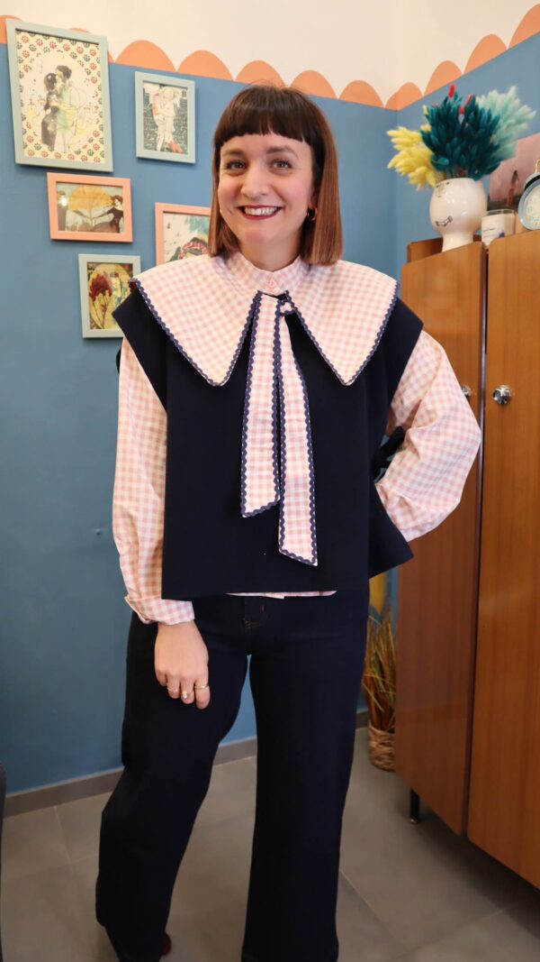 Poncho VALERY BLU