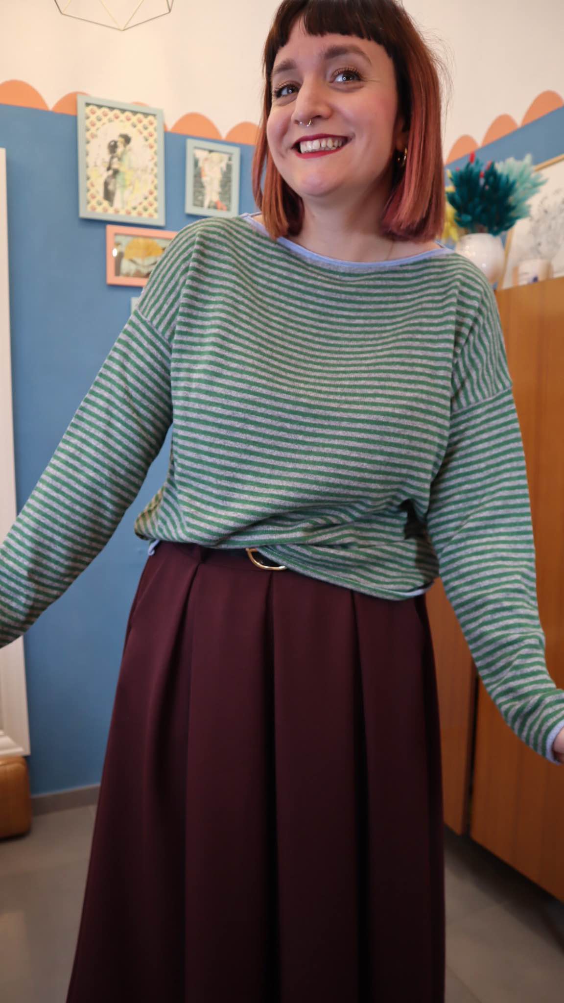 Maglione SALMO verde/grigio - immagine 3