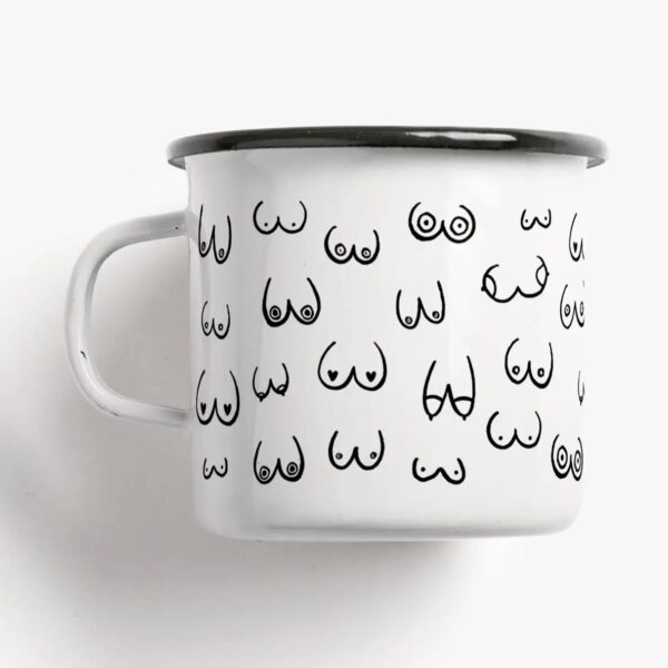 Tazza smaltata BOOBS