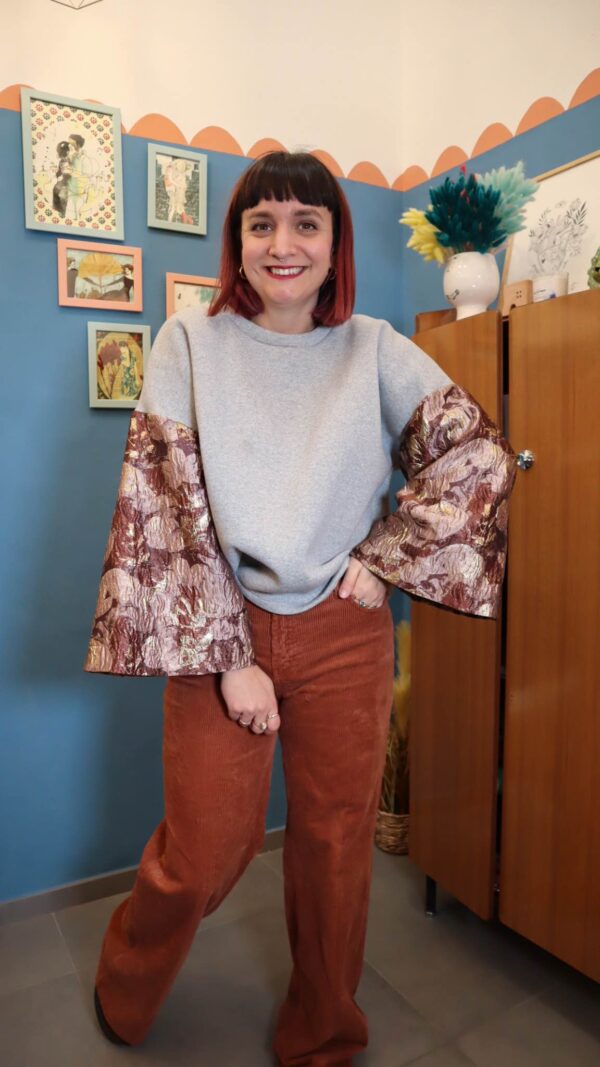 Pantalone VELLUTO RUGGINE