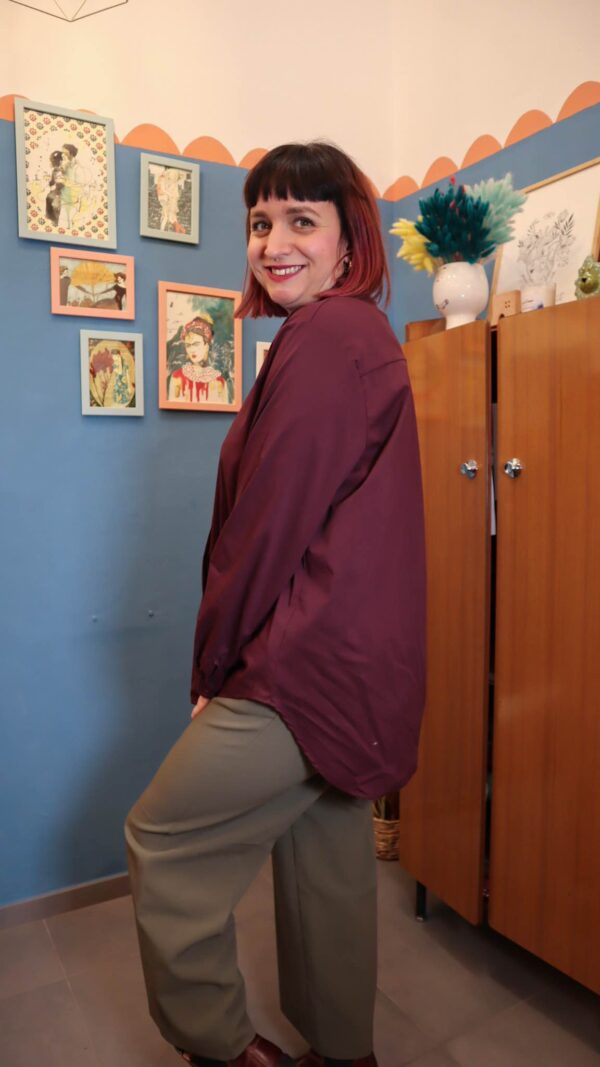 Camicia  BASIC Burgundy