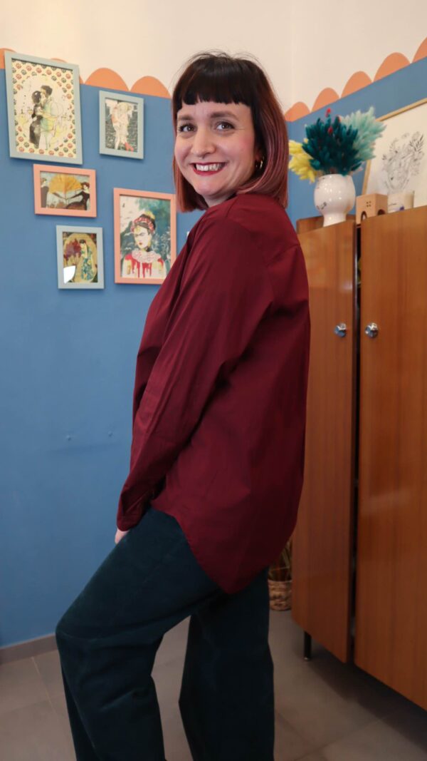 Camicia  BASIC Burgundy