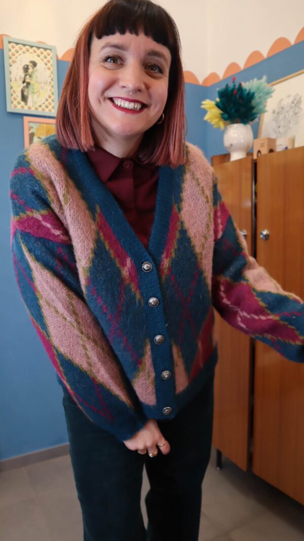 Cardigan BRISTOL ottanio