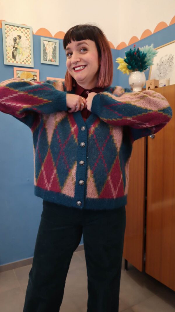 Cardigan BRISTOL ottanio