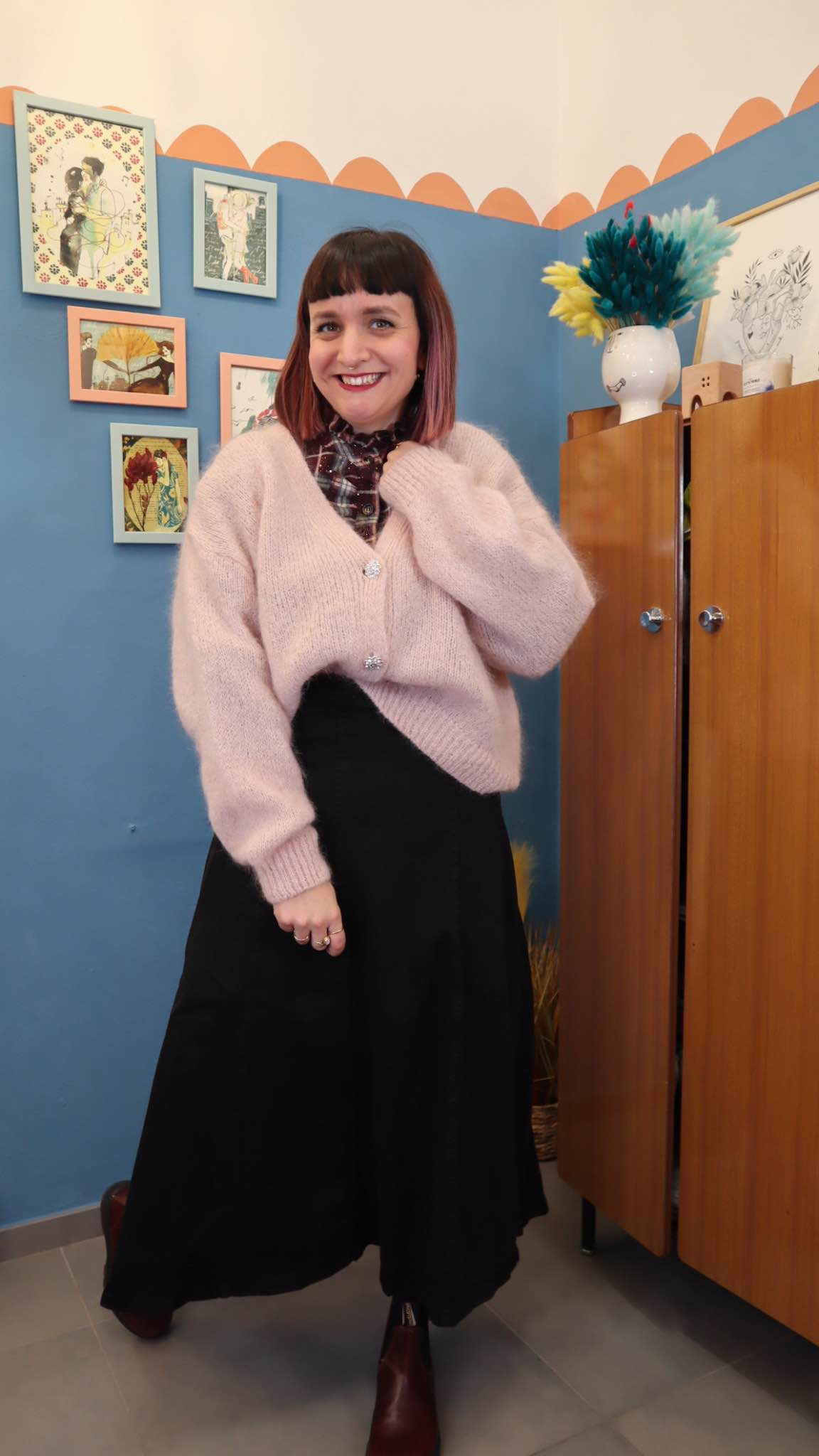 Cardigan FLUFFY PINK