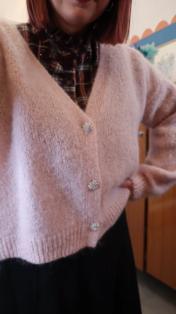 Cardigan FLUFFY PINK