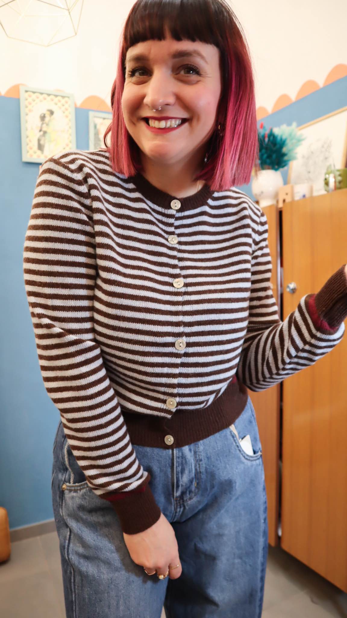 Cardigan BLEND brown - immagine 2