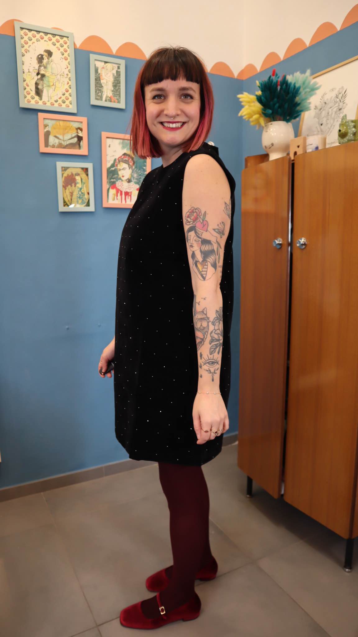 Vestito scamiciato POLVERE DI STELLE - immagine 3