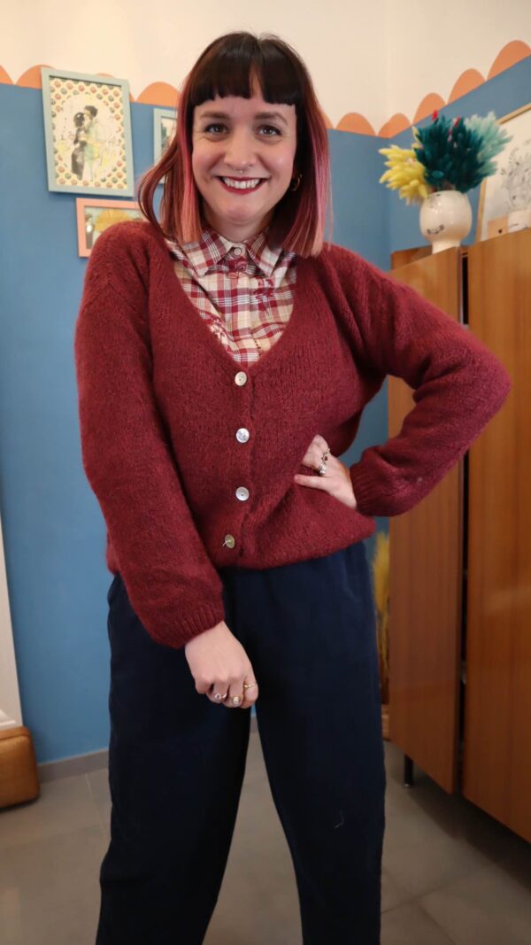 Cardigan BORDEAUX