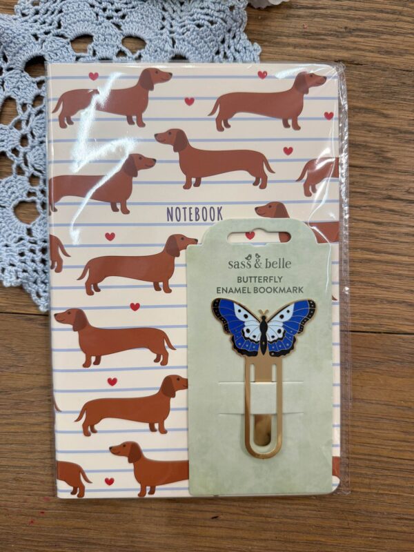 Kit NOTEBOOK E SEGNALIBRO BASSOTTO