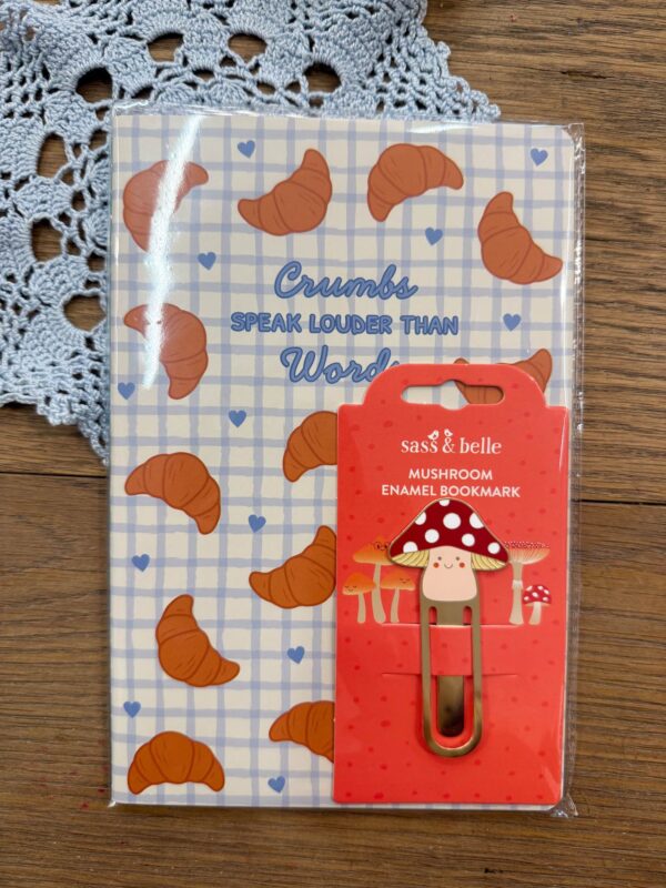 Kit NOTEBOOK E SEGNALIBRO croissant