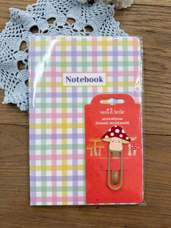 Kit NOTEBOOK E SEGNALIBRO Quadretti