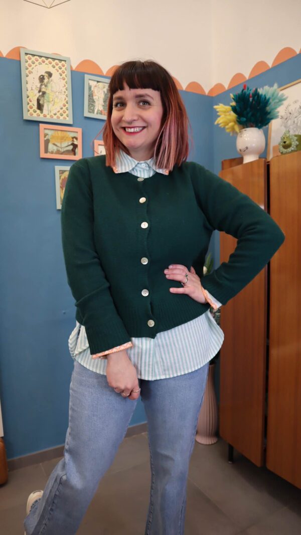 Cardigan BASIC GREEN