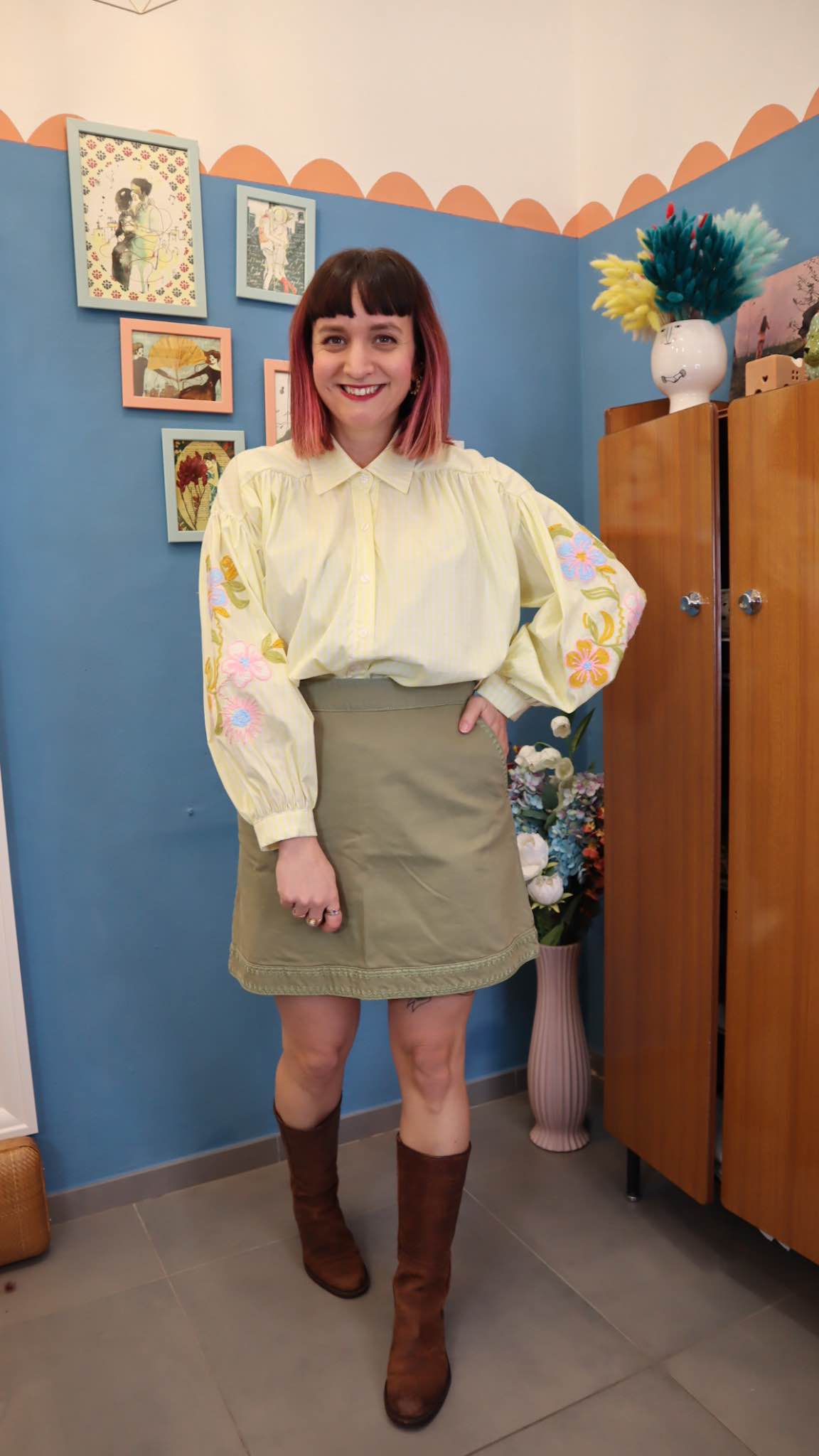 Camicia PRICOT YELLOW - immagine 5