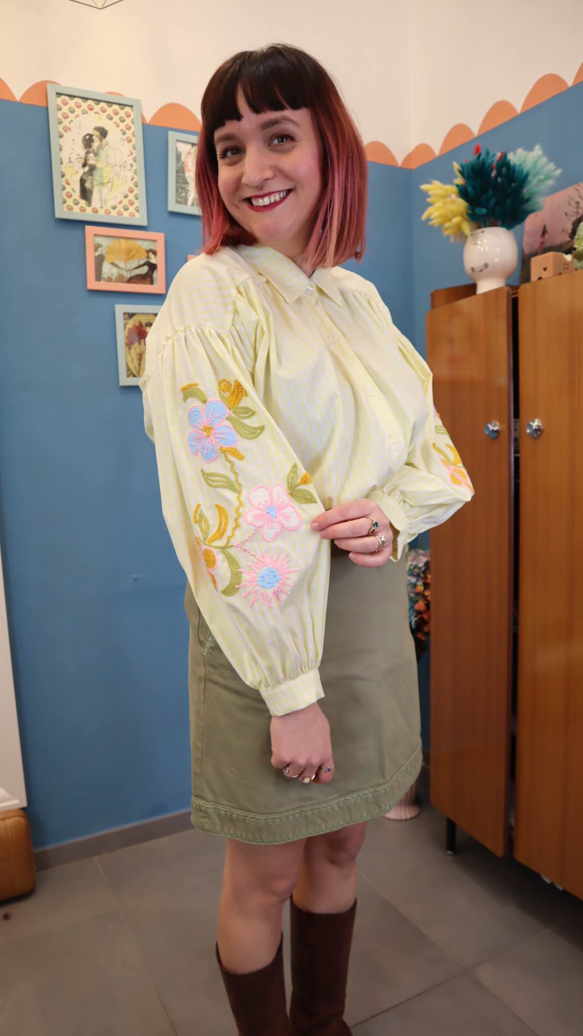 Camicia PRICOT YELLOW - immagine 4