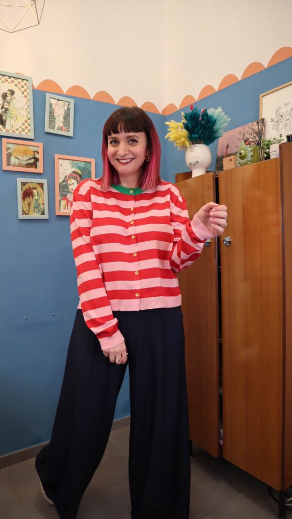 Cardigan MARINE PINK