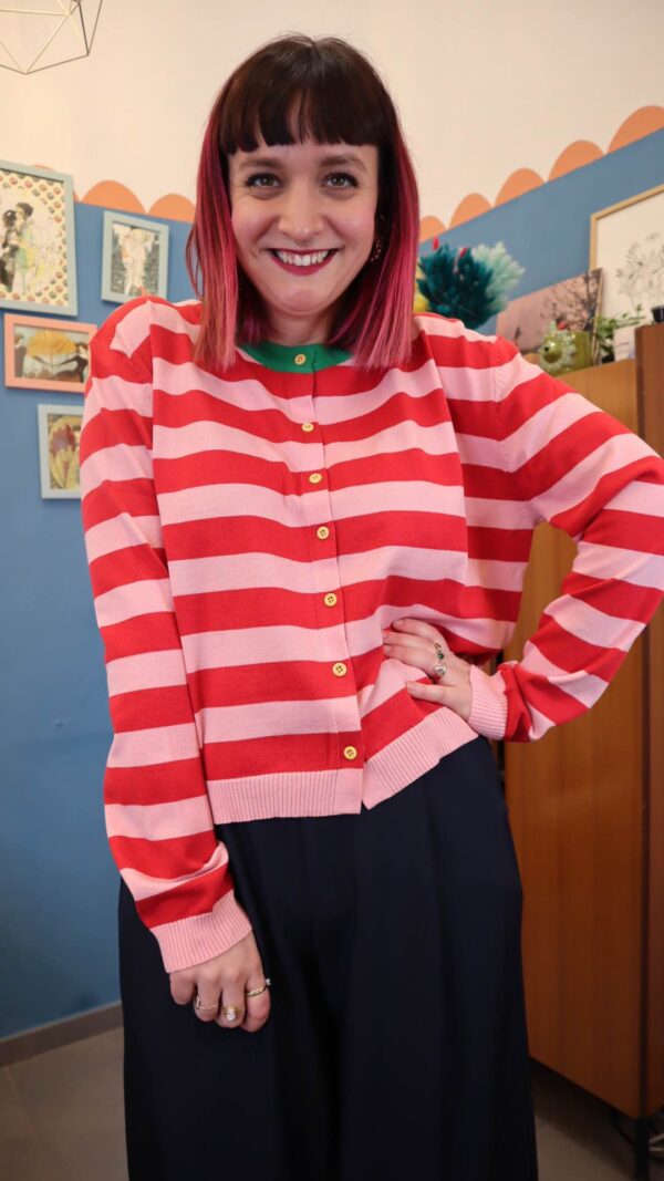 Cardigan MARINE PINK